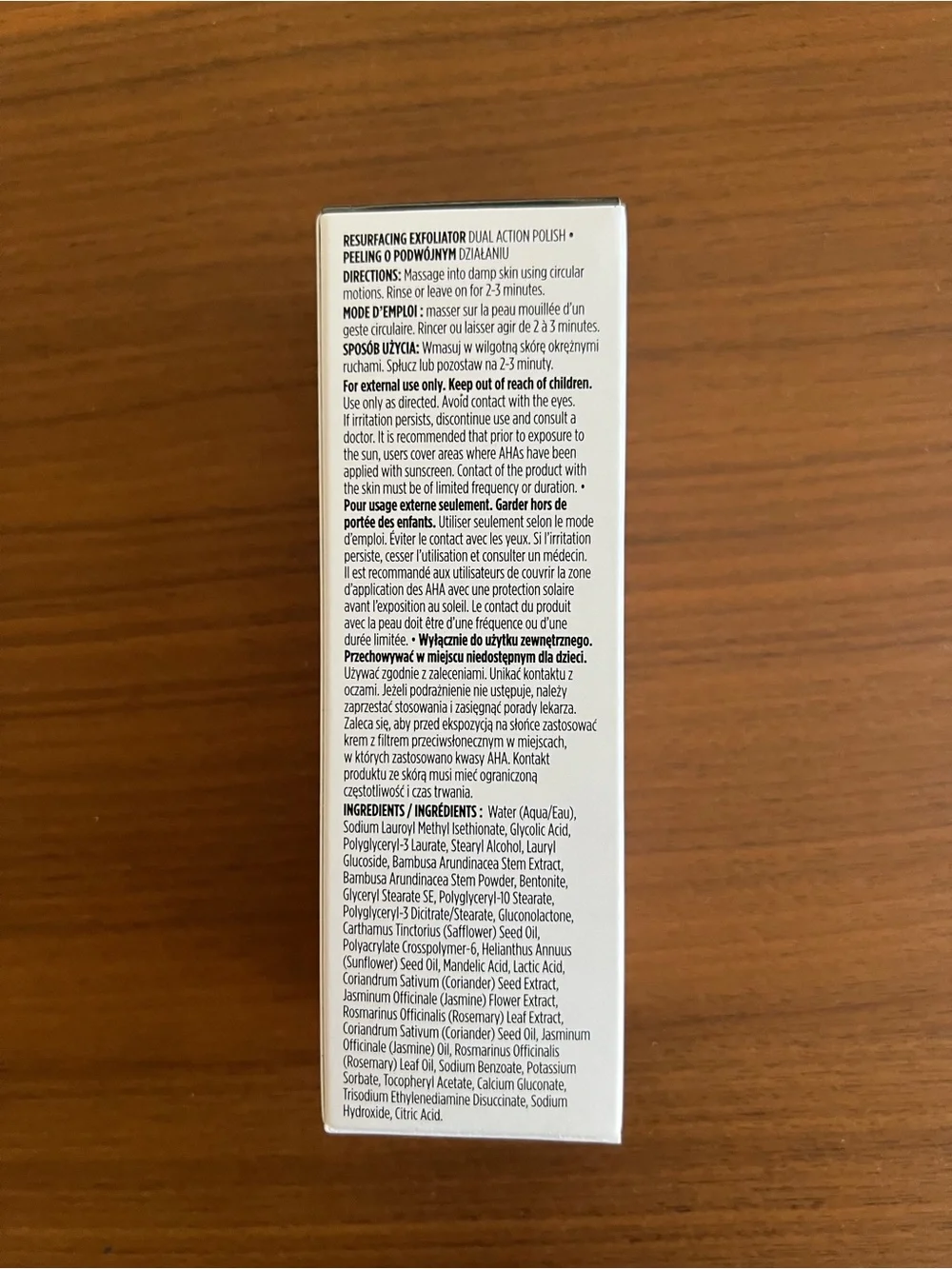 Arbonne Derm Results Resurfacing Exfoliator - NIB